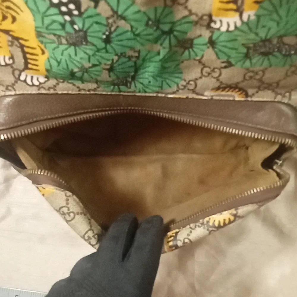 Gucci Tan Leather Backpack